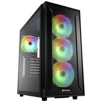 Sharkoon TG6M RGB Tower PC-behuizing Zwart