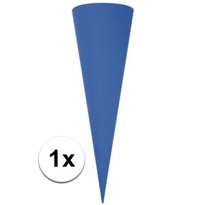 Puntvormige knutsel schoolzak blauw  70cm     -