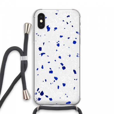 Terrazzo N°5: iPhone XS Max Transparant Hoesje met koord