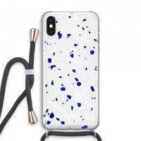 Terrazzo N°5: iPhone XS Max Transparant Hoesje met koord