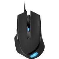 Sharkoon shark force ii gaming muis (zwart, 400 - 4200 dpi, meerkleurige leds)