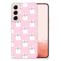 Samsung Galaxy S22 TPU Hoesje Sleeping Cats - thumbnail