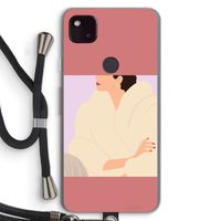 Cosy: Pixel 4a 5G Transparant Hoesje met koord