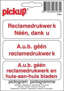 Pictogram 10 x 10 cm - Pickup