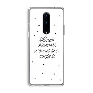 Confetti: OnePlus 8 Transparant Hoesje