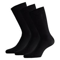 Apollo Sokken Basic Bamboo Zwart 3-pack-39/42