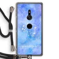 Sterrenbeeld - Licht: Sony Xperia XZ2 Transparant Hoesje met koord