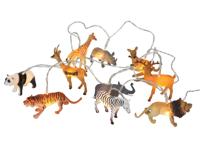 Dieren 10 LED warm timer 2xAA - Hit