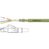 Helukabel 806409 RJ45 Netwerkkabel, patchkabel CAT 5e SF/UTP 0.50 m Groen PUR-mantel, Afscherming gevlochten, Folie afscherming, Flexibele binnenader 1 stuk(s)