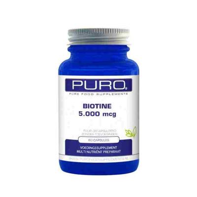 Puro Biotine 5000mcg 60Capsules