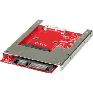 ROLINE Adapter, mSATA SSD to 2.5 SATA 22pin interfacekaart/-adapter