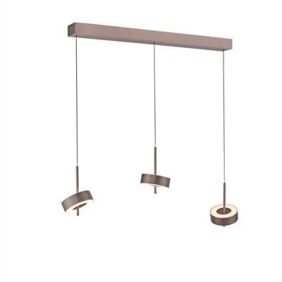 Paul Neuhaus 3-lichts hanglampQ-Rotate bruin modern - 2248-34