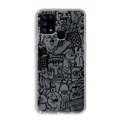Vexx Black Mixtape: Samsung Galaxy M31 Transparant Hoesje