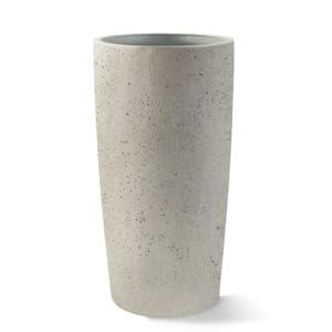 Grigio Vase Tall M 36x36x68 White-Concrete