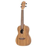 Ortega RFU11ZE-L Timber Series Natural linkshandige E/A concert ukelele met gigbag - thumbnail