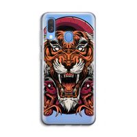 Tiger and Rattlesnakes: Samsung Galaxy A40 Transparant Hoesje