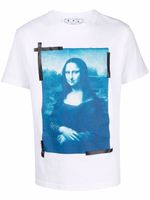 Off-White t-shirt Monalisa à coupe cintrée - Blanc
