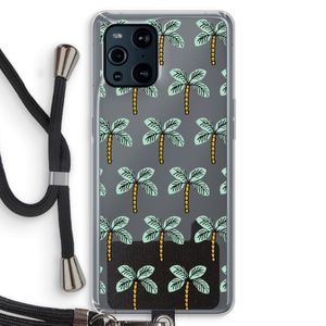 Paradise: Oppo Find X3 Transparant Hoesje met koord