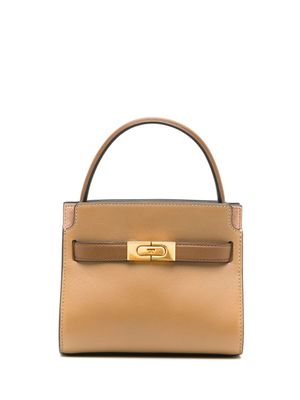 Tory Burch petit sac porté épaule Lee Radziwill Double - Marron