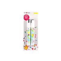 Raammarkers wit afwasbaar set van 2