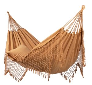'Sublime' Mocca Tweepersoons Hangmat - 180 kg - Bruin - Brazilië - Tropilex