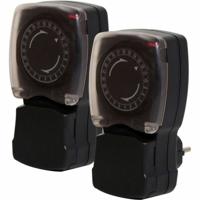 Timer Chacon 53008 Met deksel Analoog Eenvoudig in gebruik, lichtgewicht en makkelijk hanteerbaar Vochtwerende 3600 W 230 V 16 A