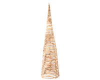 Micro LED cone d23h90 cm naturel/warm wit Lumineo - Lumineo