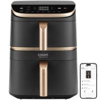 Cosori Turbo Tower Pro Smart Enkel 10,8 l Vrijstaand 2630 W Heteluchtfriteuse Zwart, Goud Cosori Turbo Tower Pro Smart Enkel 10,8 l Vrijstaand 2630 W Heteluchtfriteuse Zwart, Goud