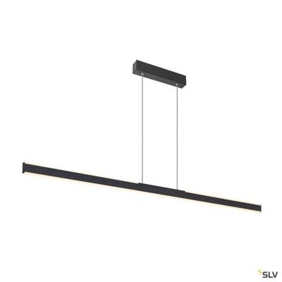 SLV Zwarte hanglampOne Linear 2x15w - 140cm - 1006188