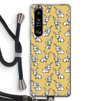 Haas: Sony Xperia 1 III Transparant Hoesje met koord
