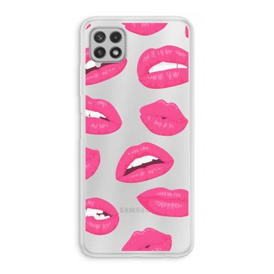 Bite my lip: Samsung Galaxy A22 4G Transparant Hoesje