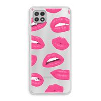 Bite my lip: Samsung Galaxy A22 4G Transparant Hoesje