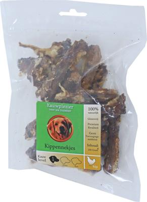 Natuurlijke Snack kippennekken 200g in zak - Gebr de boon