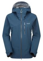 Rab Firewall Mountain Hardshell Jas Dames Tempest Blue 12/M