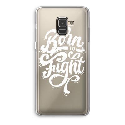 Born to Fight: Samsung Galaxy A8 (2018) Transparant Hoesje
