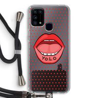 Yolo Denise: Samsung Galaxy M31 Transparant Hoesje met koord