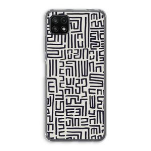 Moroccan Print: Samsung Galaxy A22 5G Transparant Hoesje