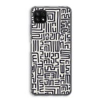 Moroccan Print: Samsung Galaxy A22 5G Transparant Hoesje