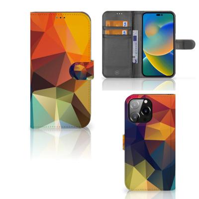 iPhone 14 Pro Max | Book Case | Polygon Color