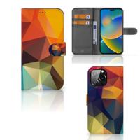 iPhone 14 Pro Max | Book Case | Polygon Color