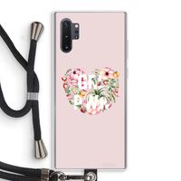 GRL PWR Flower: Samsung Galaxy Note 10 Plus Transparant Hoesje met koord