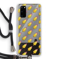 Waterijsjes: Samsung Galaxy S20 Transparant Hoesje met koord Waterijsjes: Samsung Galaxy S20 Transparant Hoesje met koord