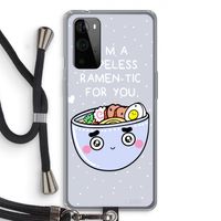I'm A Hopeless Ramen-Tic For You: OnePlus 9 Pro Transparant Hoesje met koord