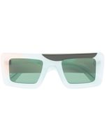 Off-White Eyewear lunettes de soleil Seattle à monture rectangulaire - Vert