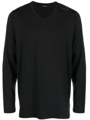 TOM FORD t-shirt à col v - Noir