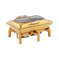 Chafing Dish - GN 1/1 - 9 l - 2 brandstofcontainers - met kijkvenster - Royal Catering