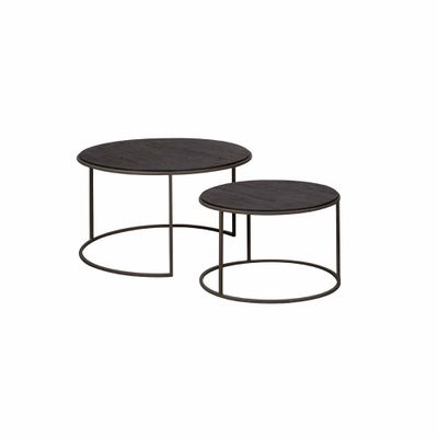 RENEW Salontafel 'Spello' XL, Teakhout, Set van 2 stuks