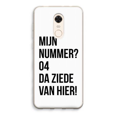 Da ziede van hier: Xiaomi Redmi 5 Transparant Hoesje