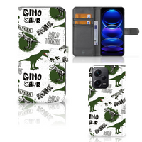Telefoonhoesje met Pasjes voor Xiaomi Poco X5 Pro | Note 12 Pro 5G Dinosaurus