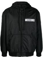 Moschino veste zippée à patch logo Teddy Bear - Noir - thumbnail